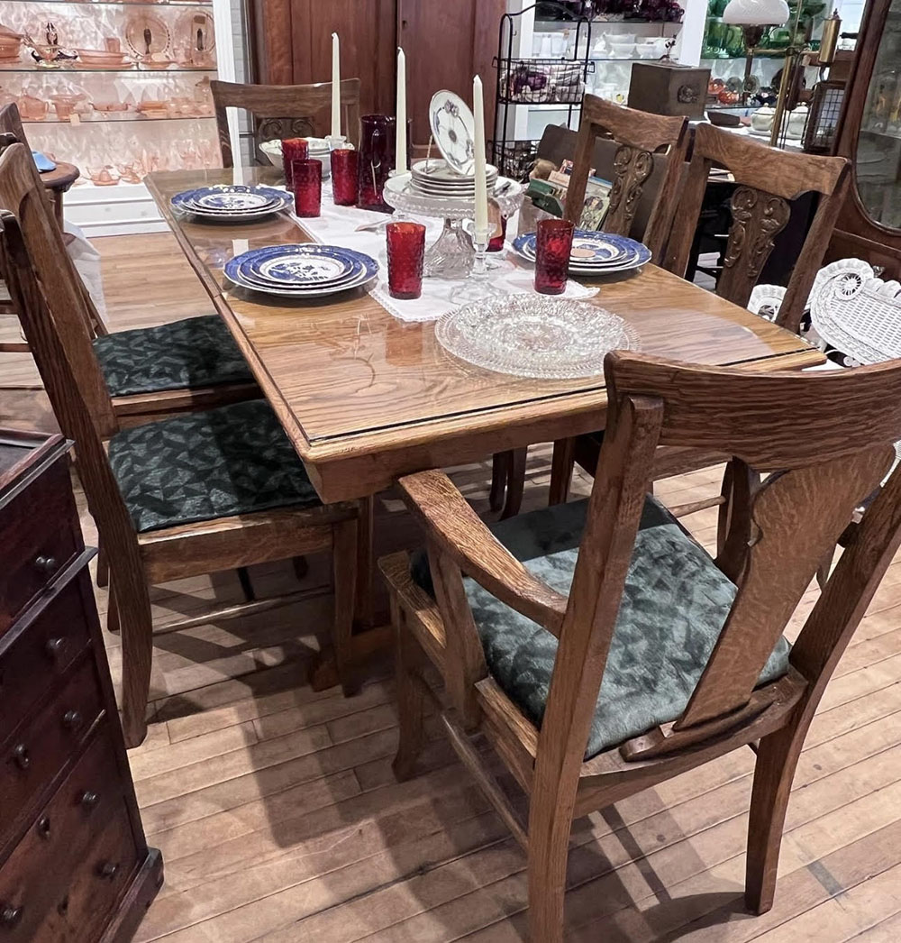 Antique furniture and housewares